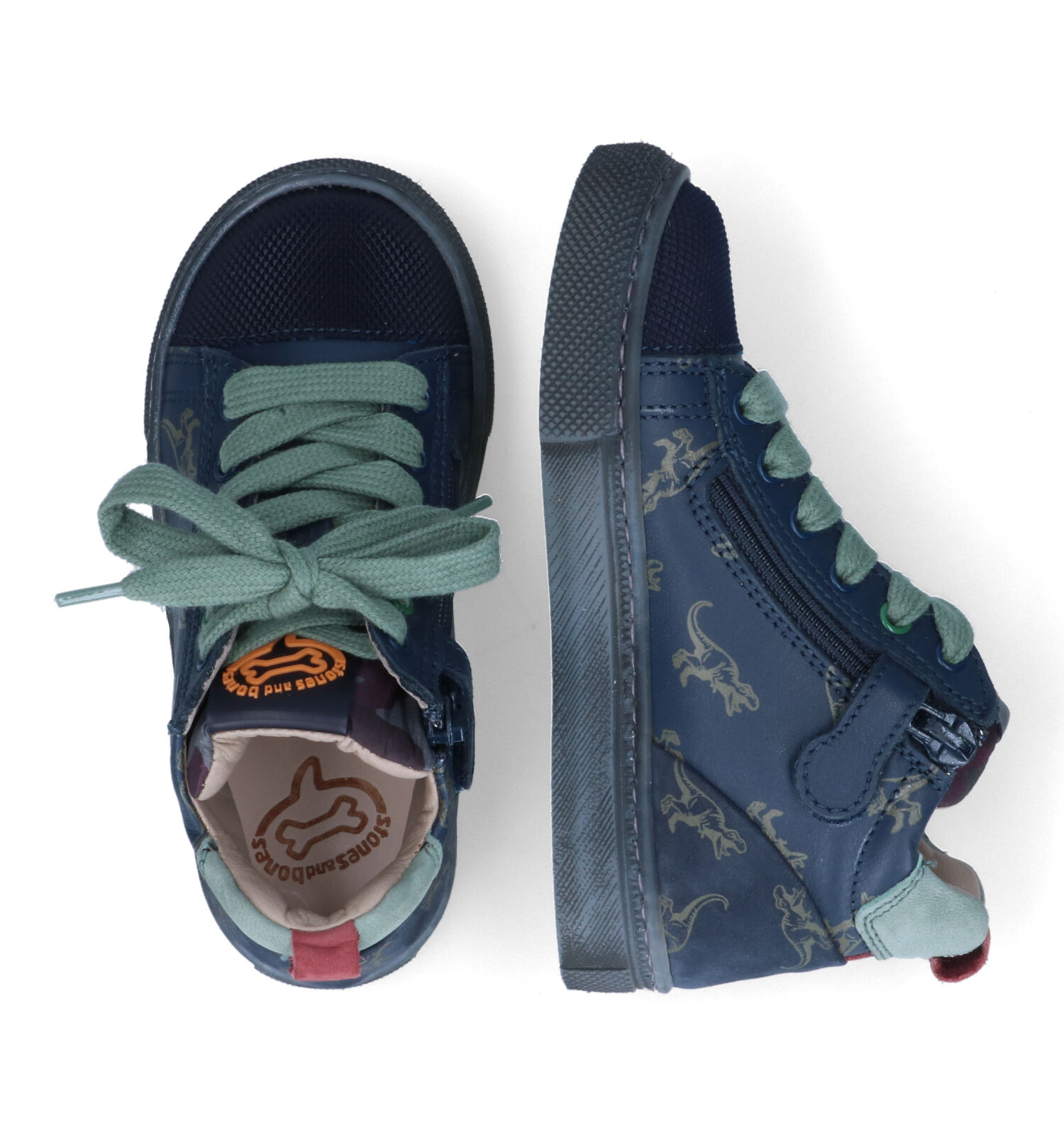 Hoge schoenen blauw