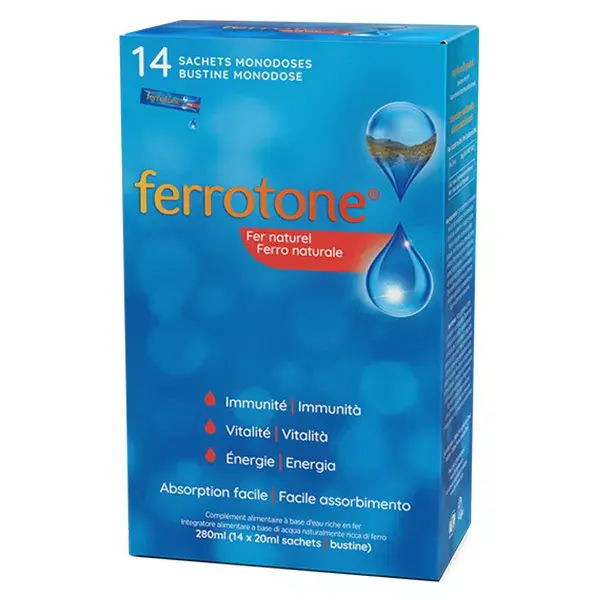 FERROTONE Original - 14 sachês de dose única