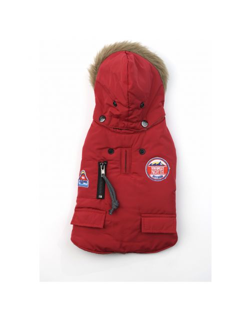 51 Degrees North Aspen Coat Donkerrood - Hondenkleding