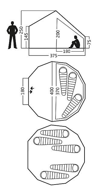 NORDISK - TENTE TIPI ASGARD 12-6 M2