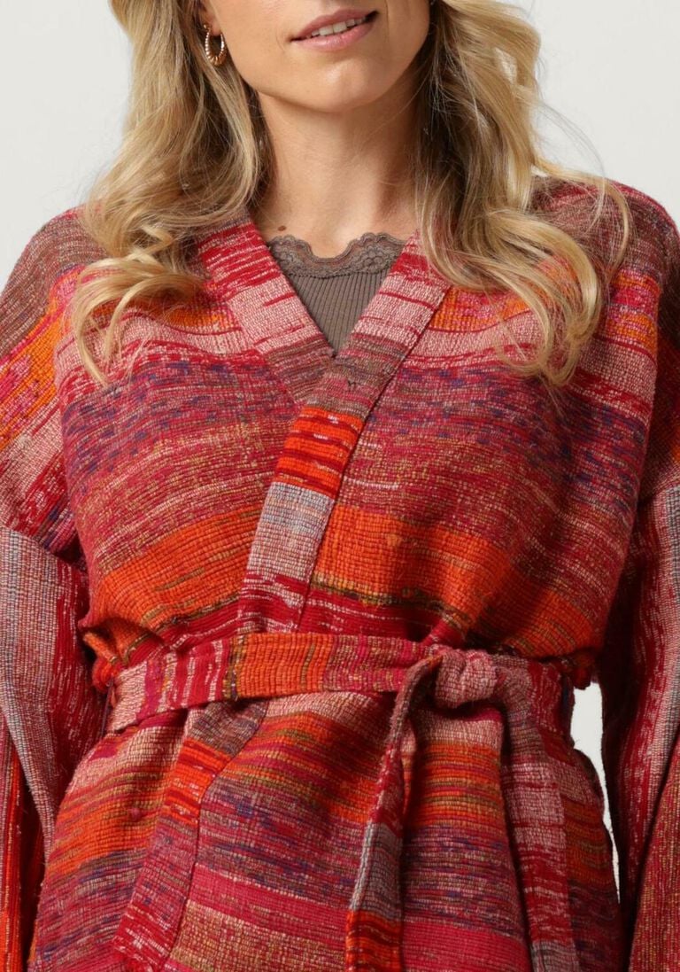 SISSEL EDELBO rode sissel edelbo kimono una jacket woven blanket