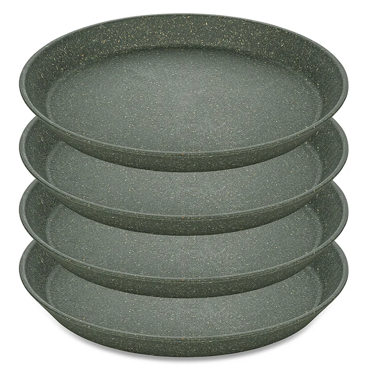 Koziol - Connect Teller Ø 20.5 cm, nature ash grey (4er-Set)