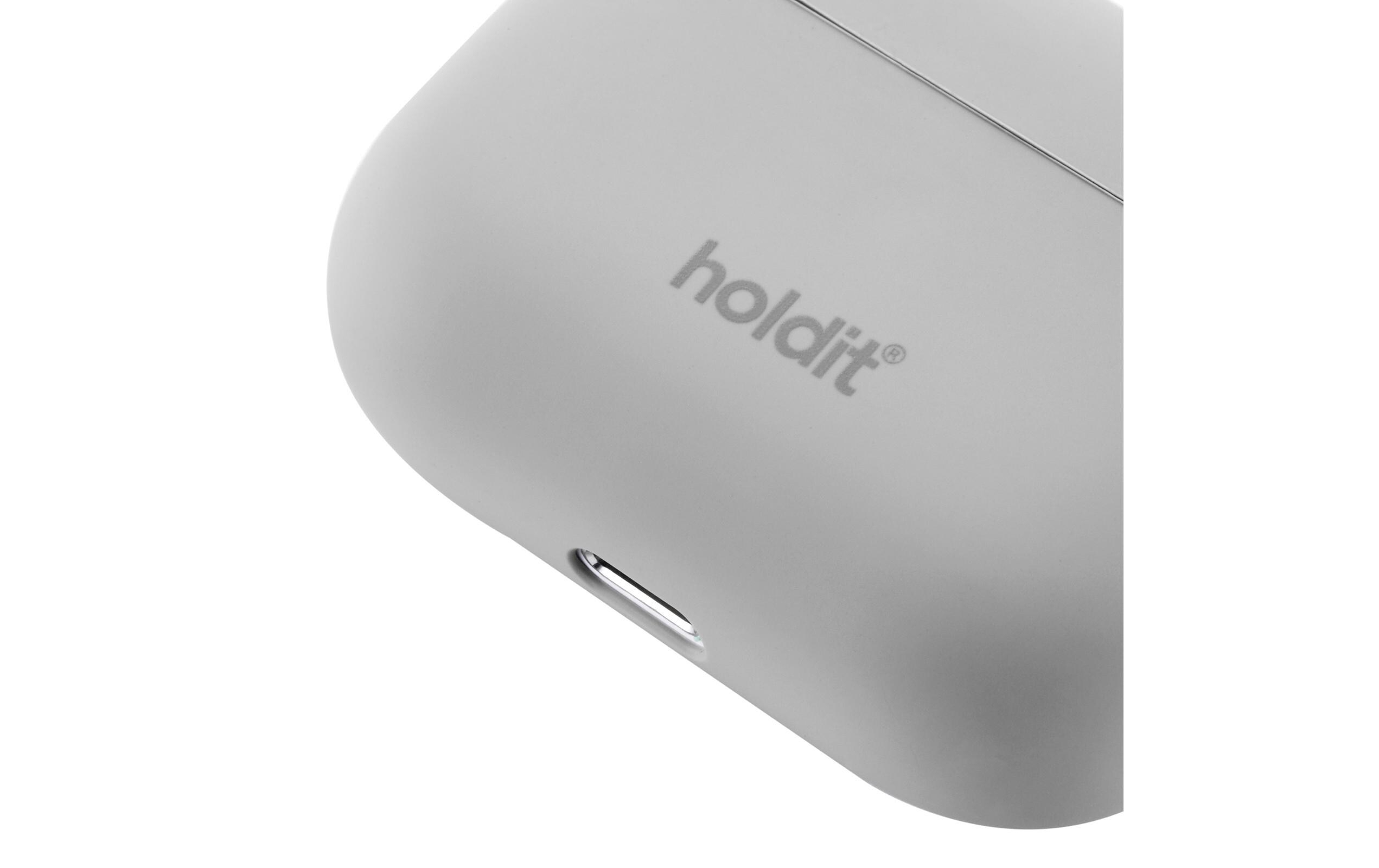 Transportcase Silicone AirPods Pro TaupeModerne AirPods-Transporthülle aus ultradünnem und griffigem Silikon