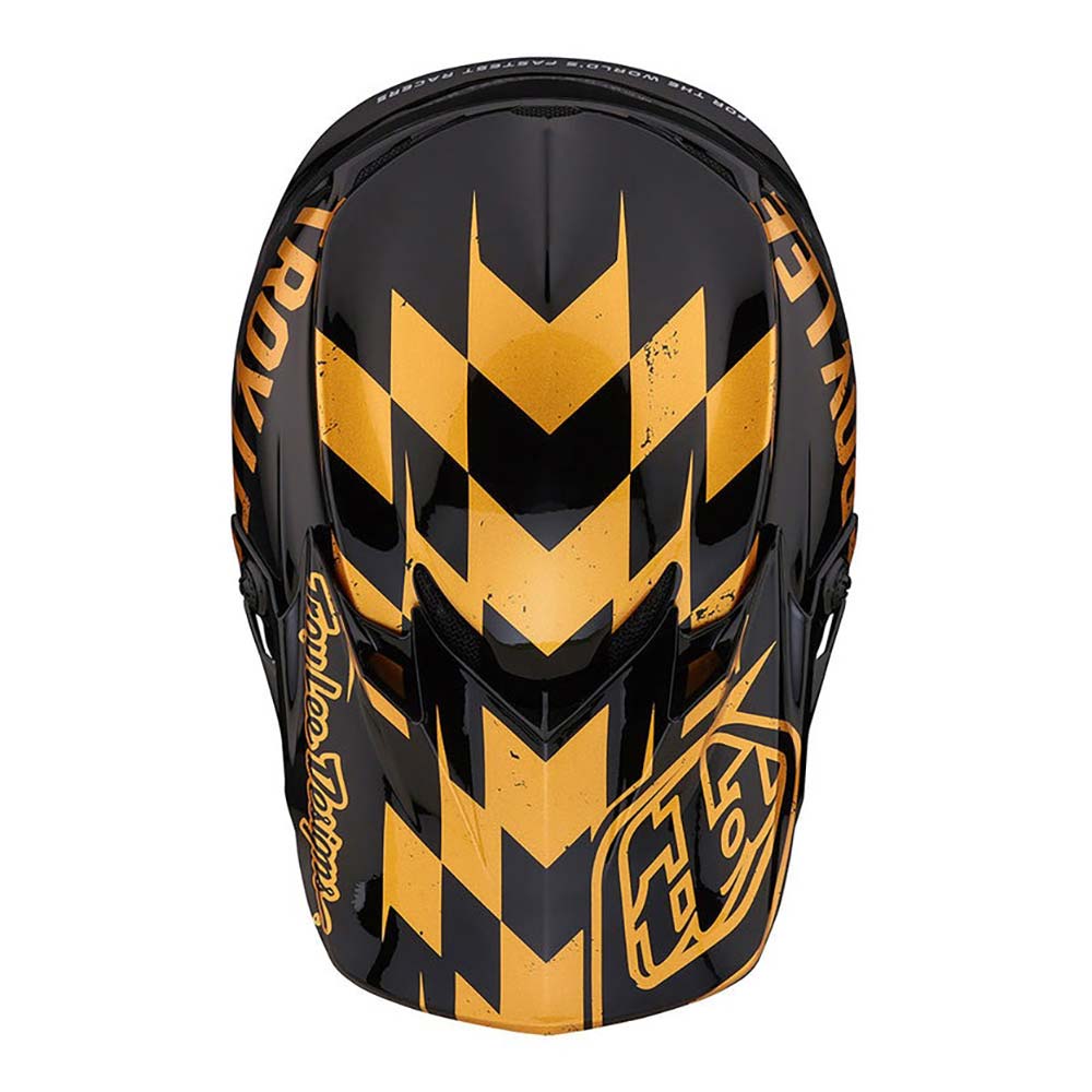 Troy Lee Designs - Casque SE4 Polyacrylite Raceshop Noir / Or