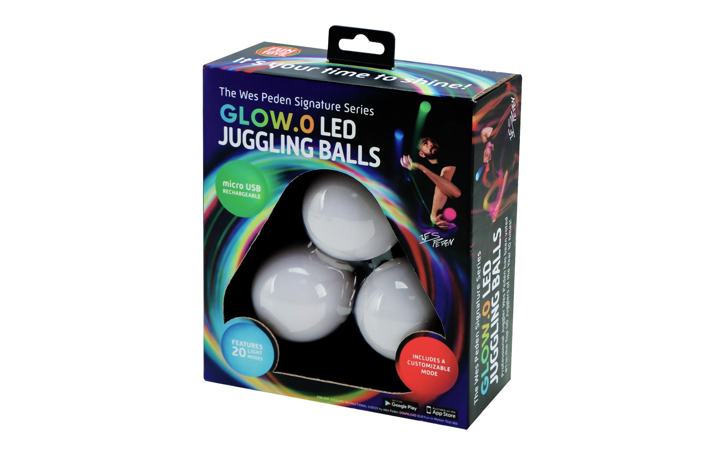 Spielball »Glow.0 Jonglierbälle Set«