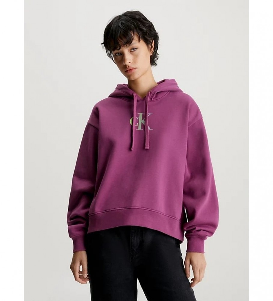 Suéter Calvin Klein Jeans Oversized lilás