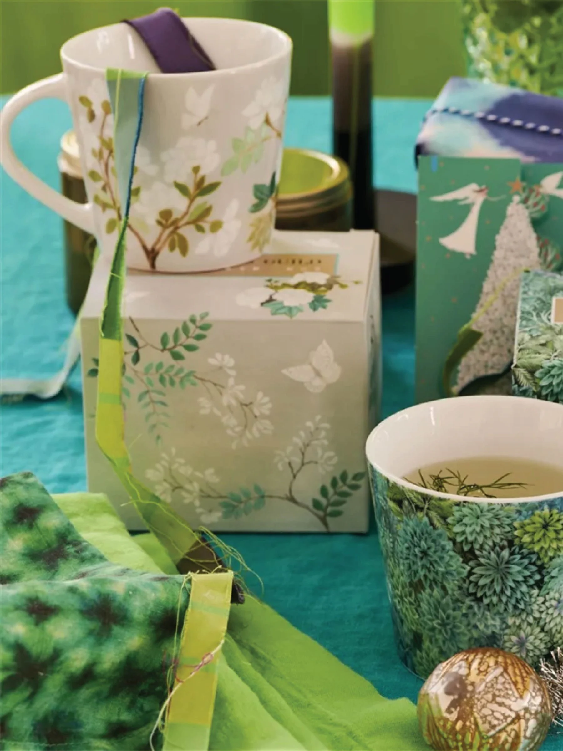 Designers Guild Set of 4 Fleur Orientale Mugs