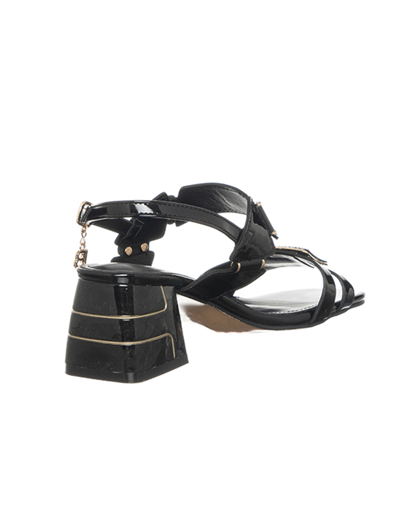Black Heeled Sandals