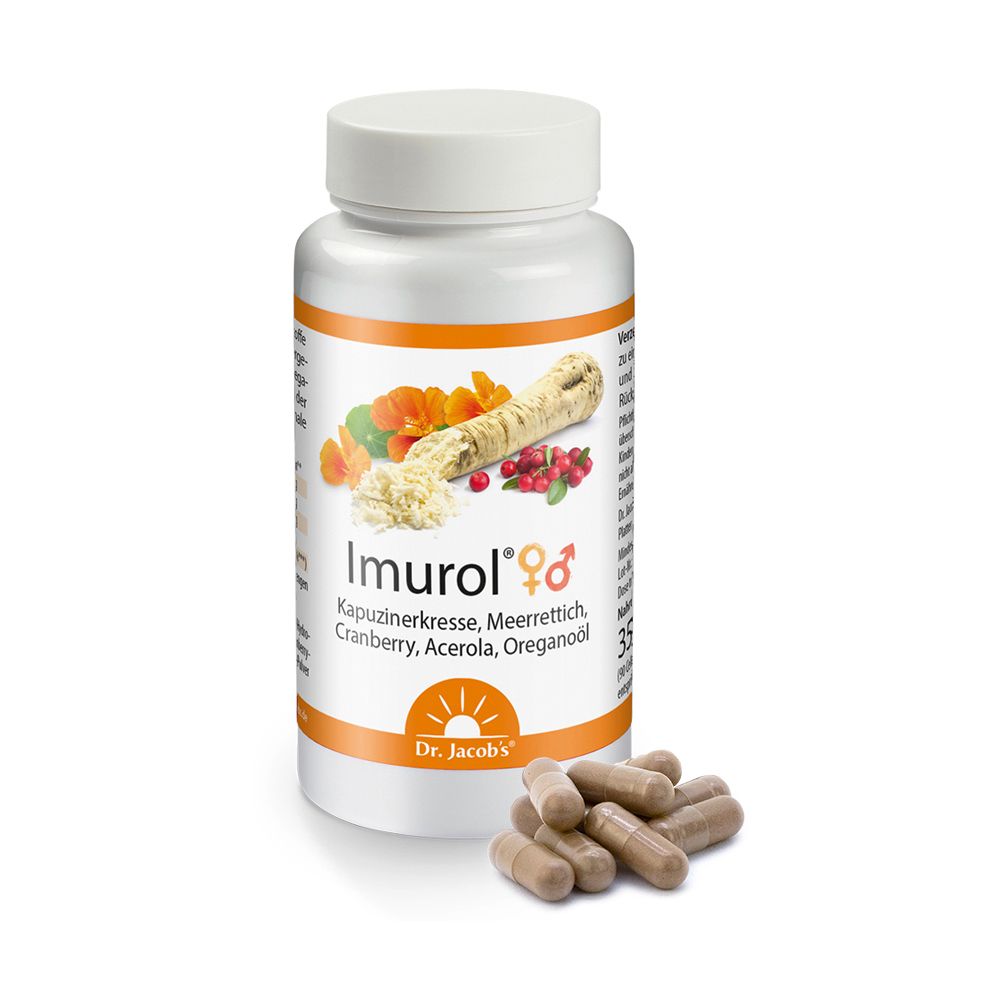 Dr. Jacob's Imurol mit Kapuzinerkresse Meerrettich Cranberry Acerola Oreganoöl