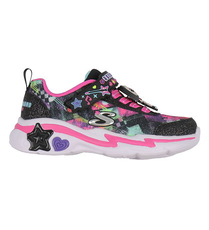 Skechers Sko - Skech Squad - Blåck/Multi
