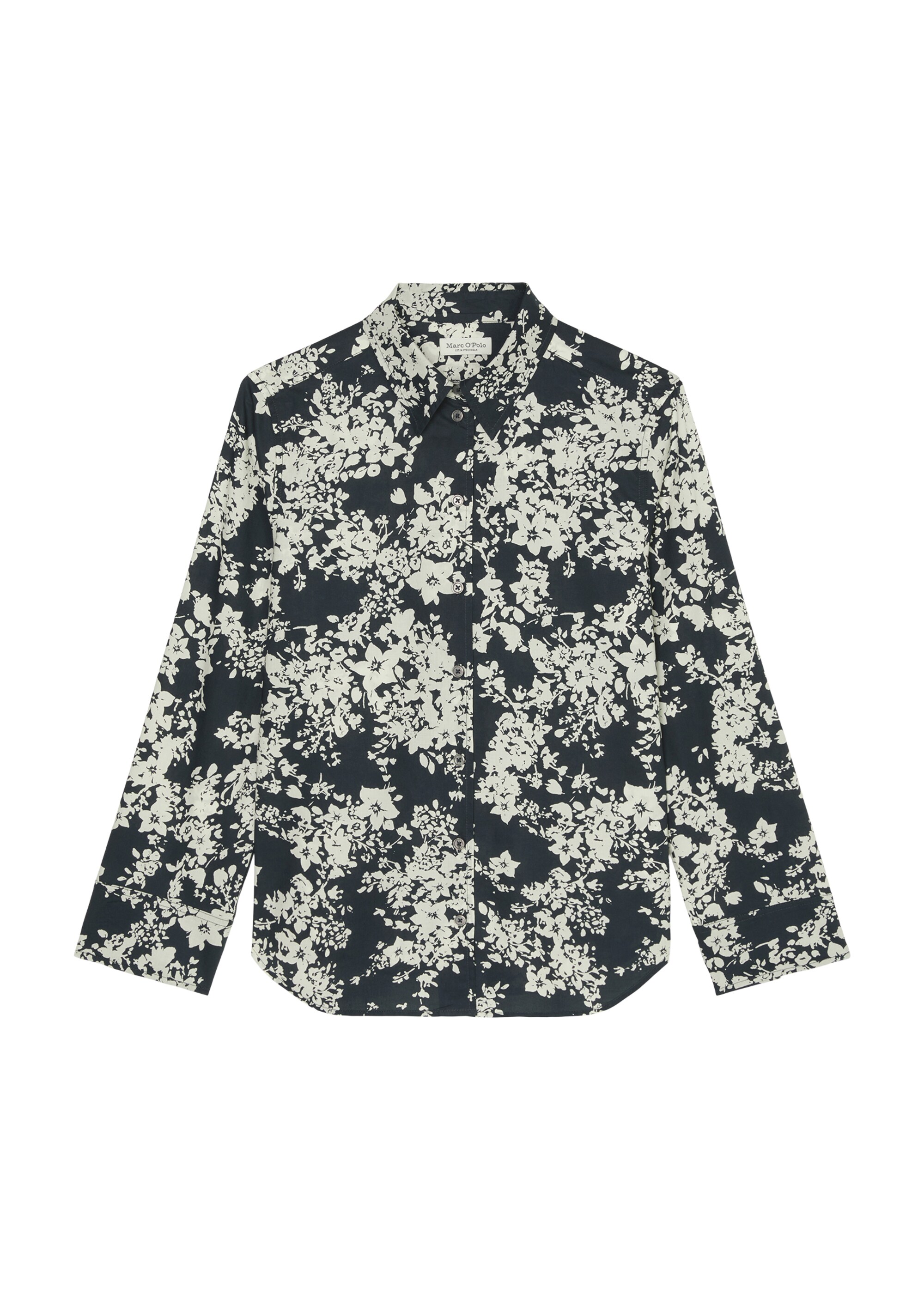 Bluse A-Shape aus Papertouch-Popeline
