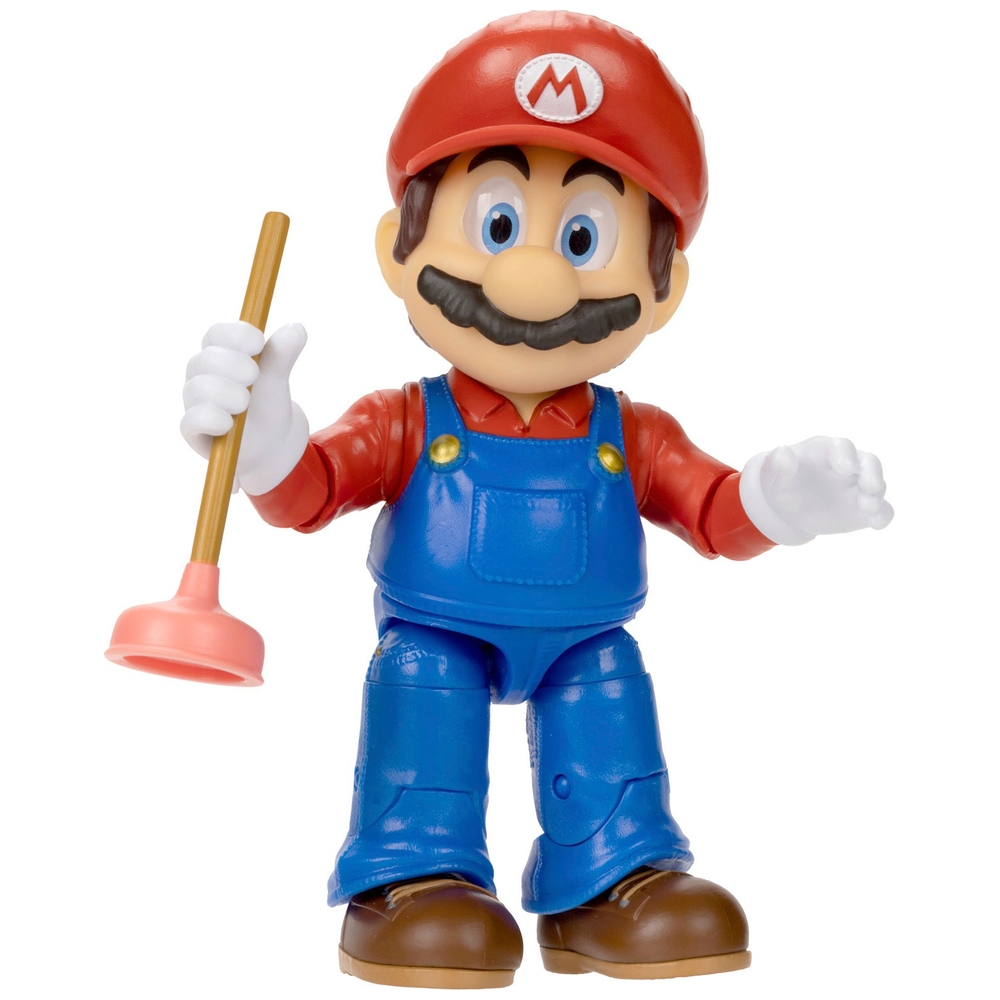 Nintendo Super Mario Filmfigur (12 cm) – Mario mit Pümpel