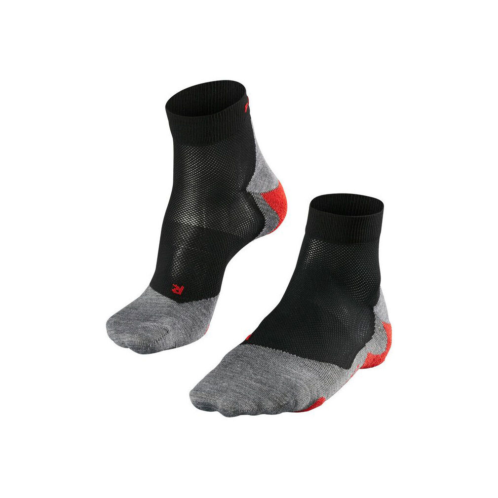 Falke RU5 Race Short Chaussettes De Running Hommes - Noir , Gris Clair