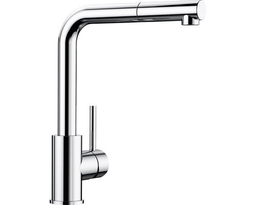 Blanco keukenkraan met handdouche MILA-S chroom 519810