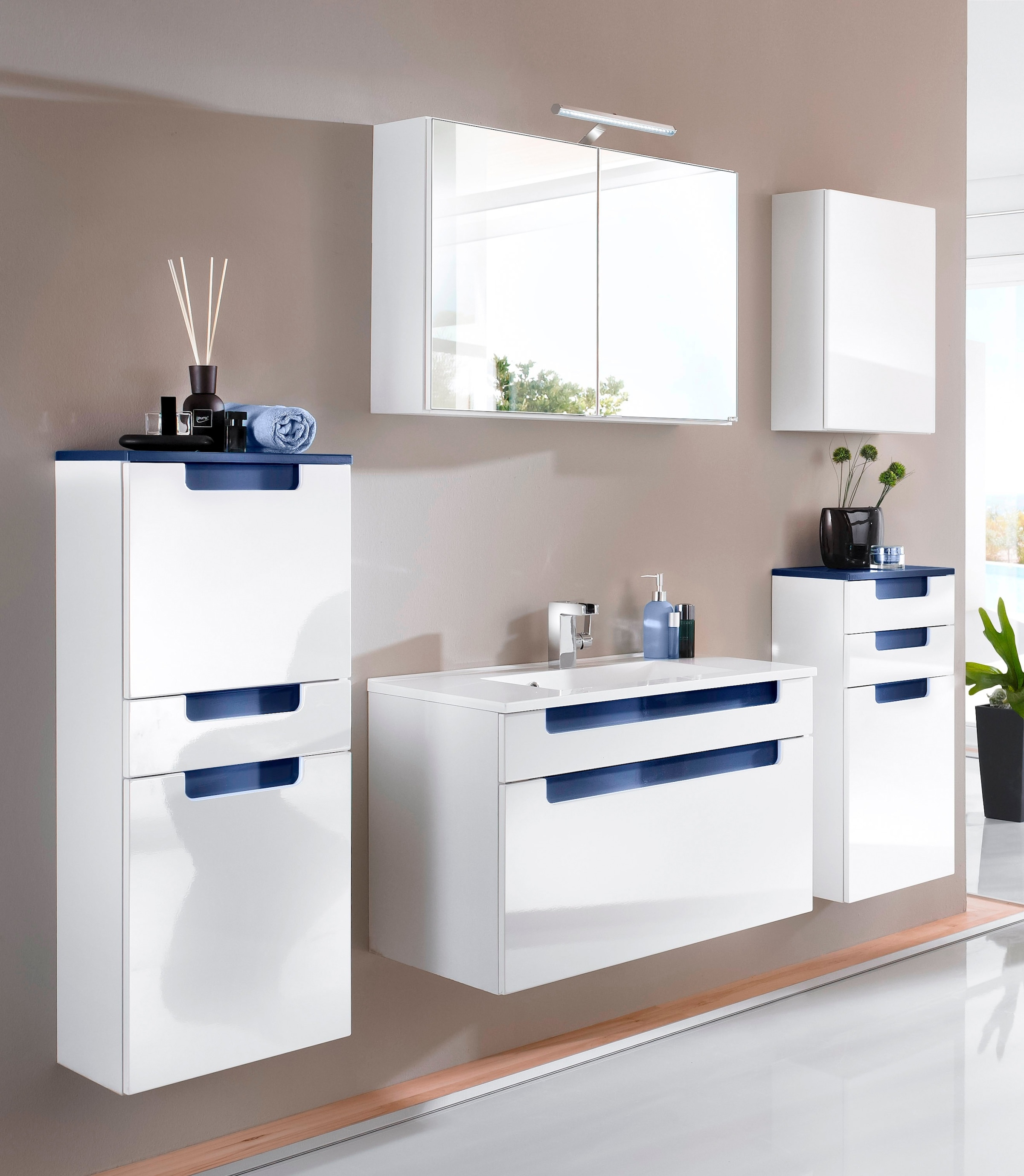 welltime Hängeschrank »Siena« Breite 40 cm, mit welchselbarem Türanschlag