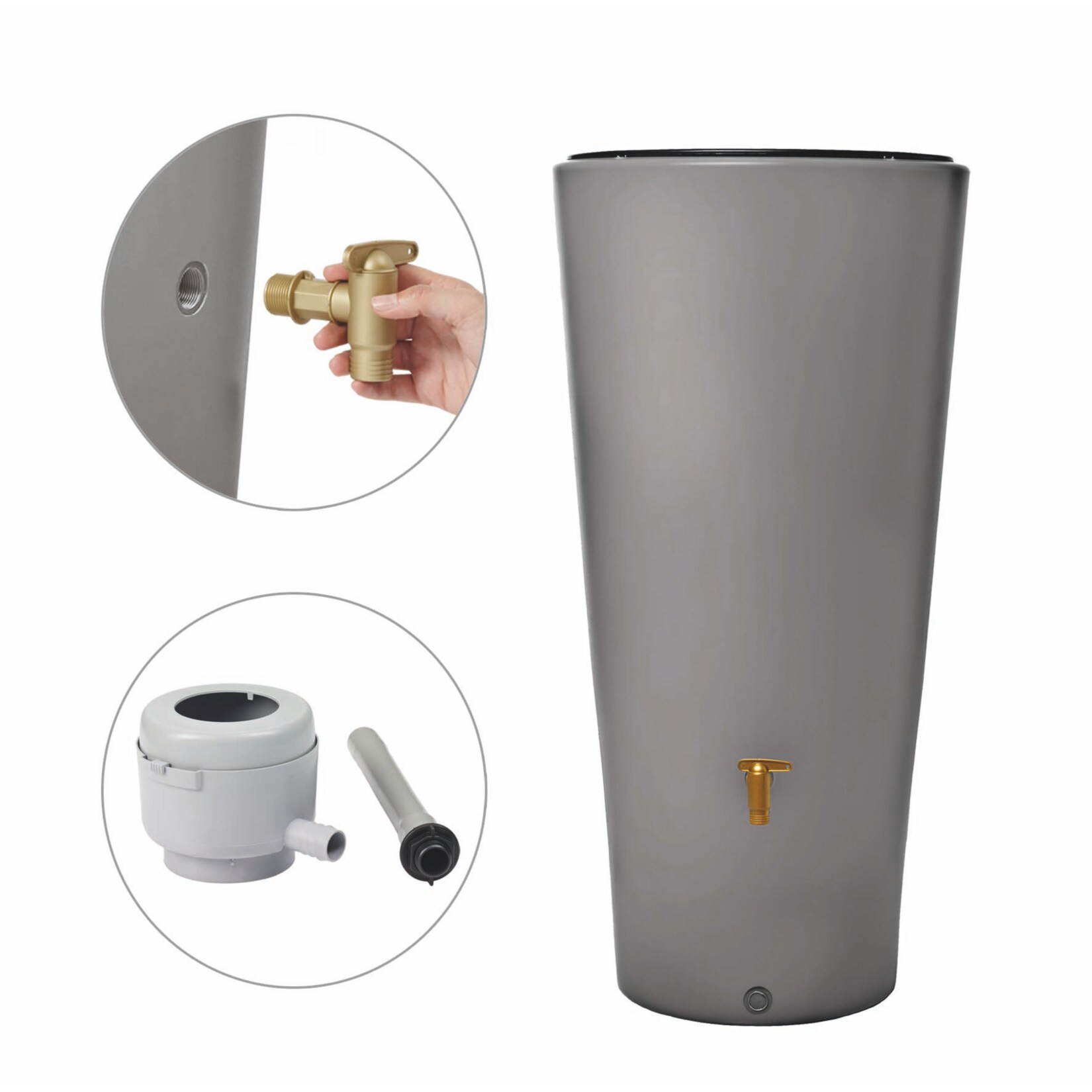 4rain VASO 2in1 Regenspeicher 220L | versch. Farben
