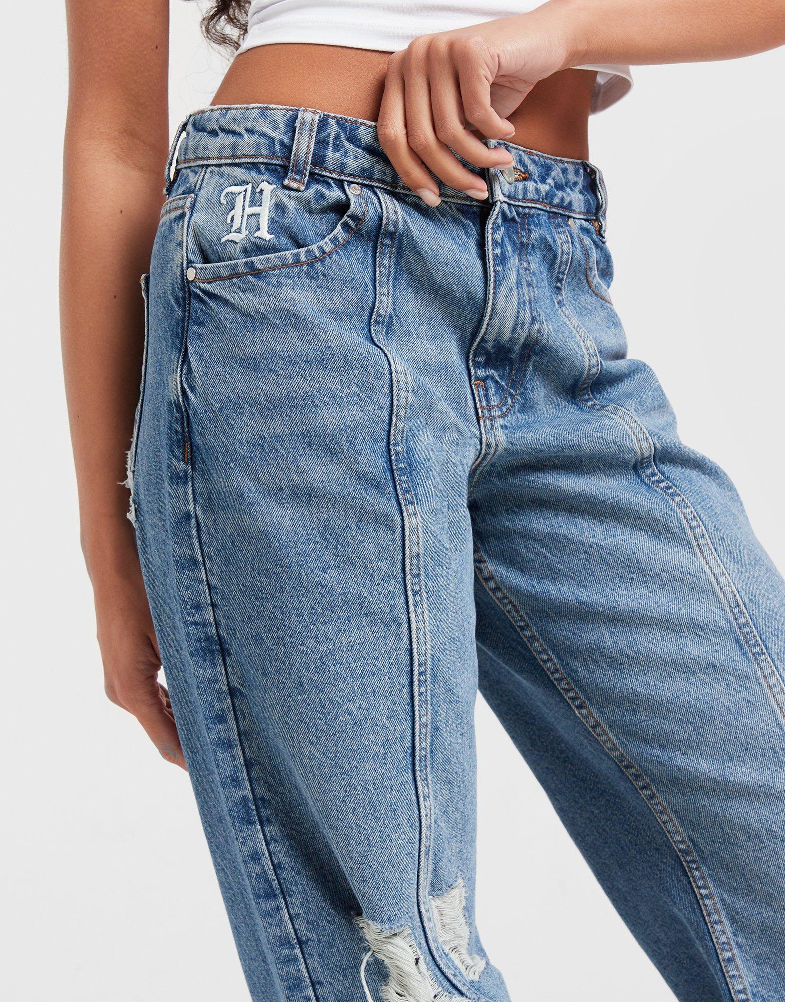 Hoodrich Jean Logo Applique Femme
