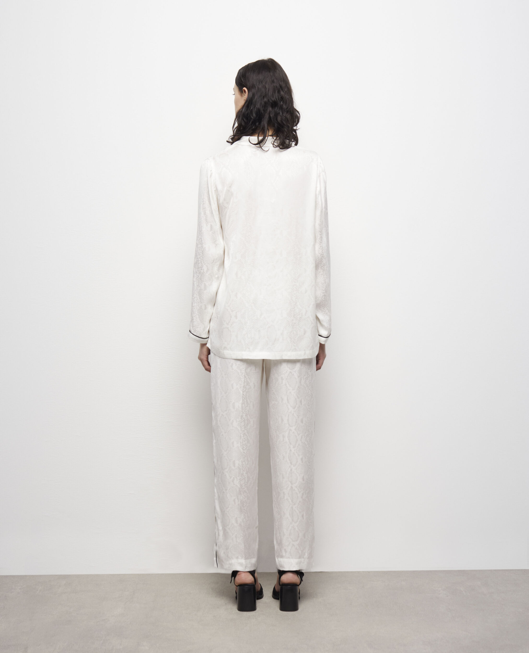 Chemise python blanc