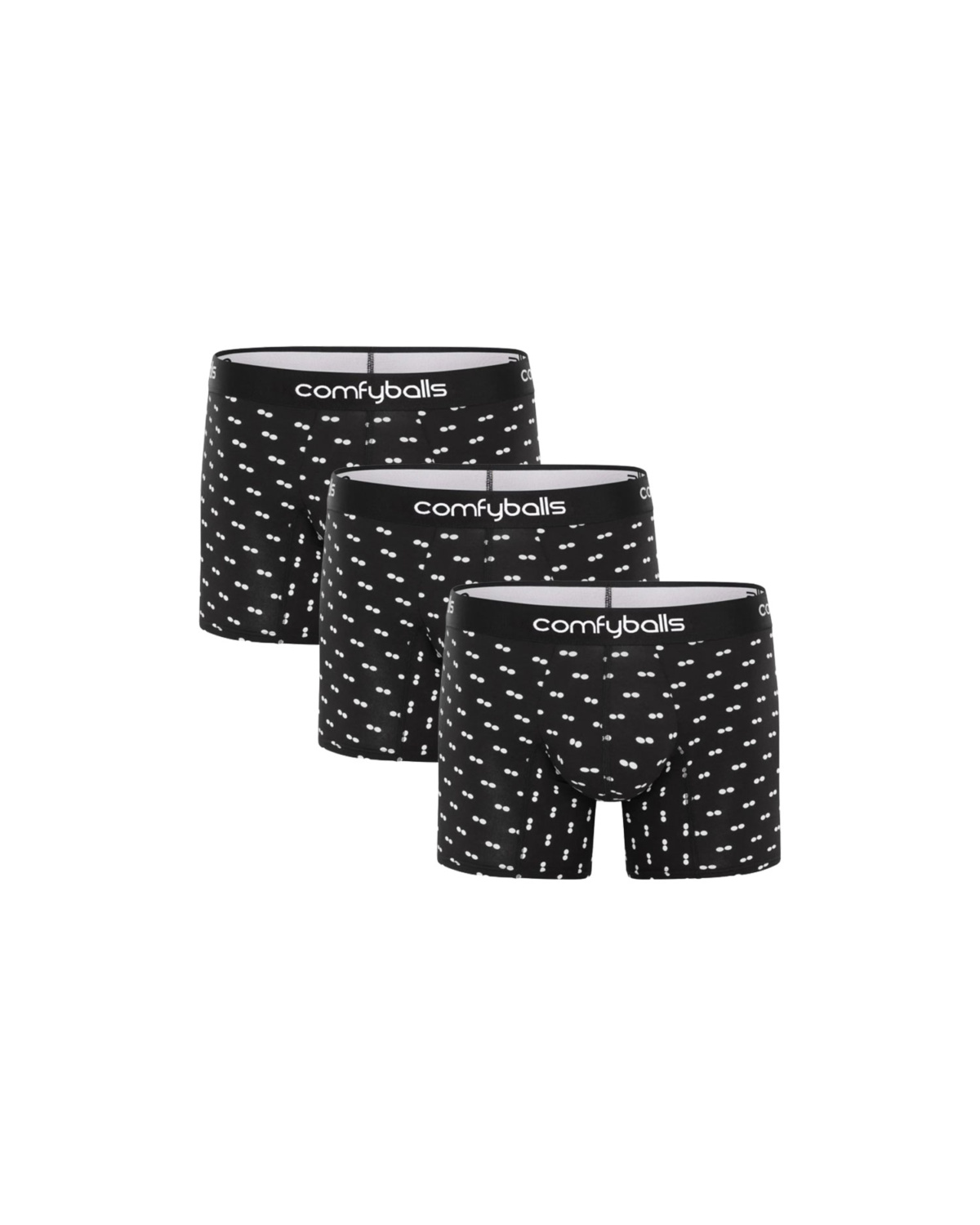 Comfyballs Black White Balls Cotton (3 stk)