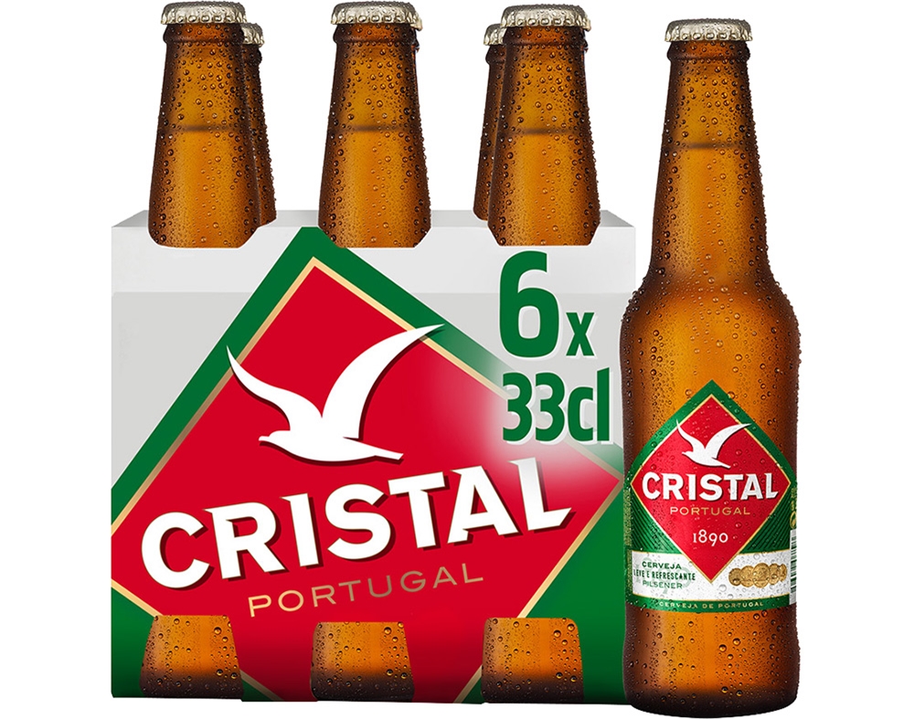 CERVEJA CRISTAL COM ÁLCOOL 6X0.33L