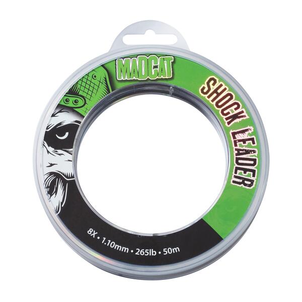 Bas de ligne Madcat Shock Meerval 8X 1.10mm 265lbs (50m)