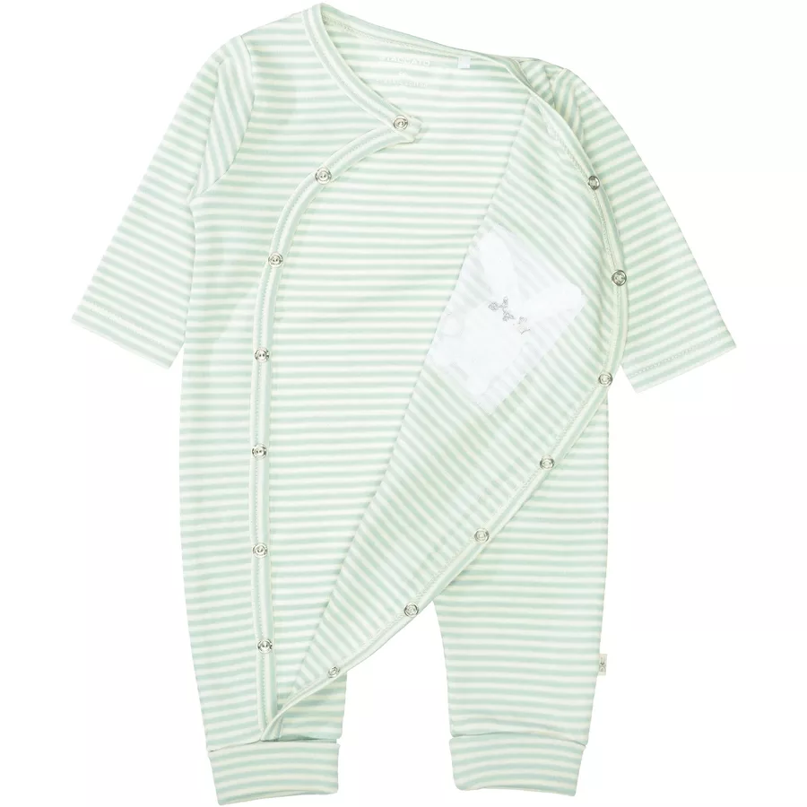 Staccato Overall soft green gestreift