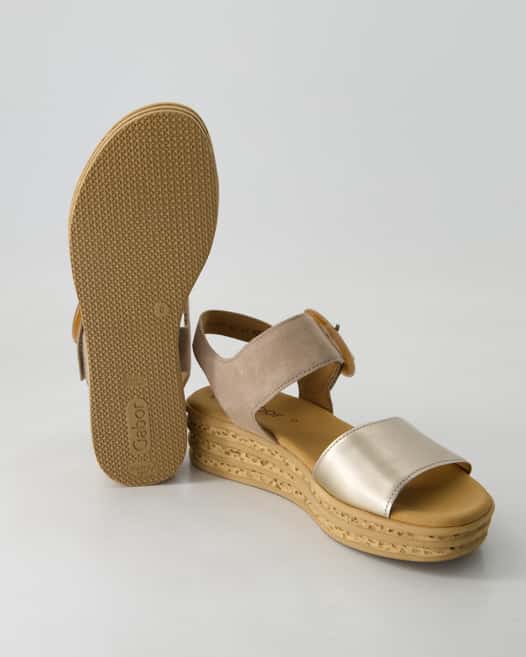Gabor 64.550.62 Sandalen in Gold