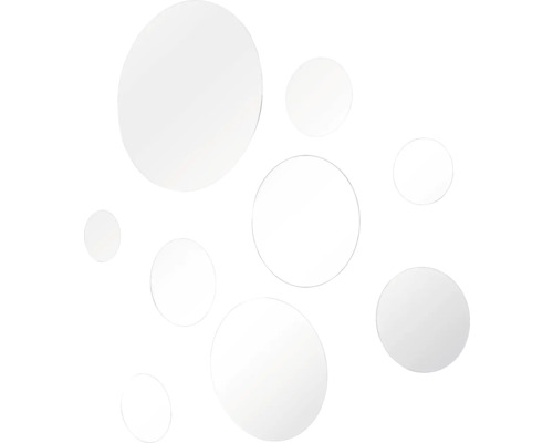 form&style spiegelstickers, 9-delig, zelfklevend