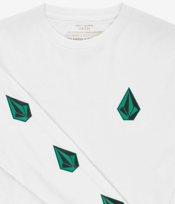 Volcom Iconic Stone Longsleeve kids (white)