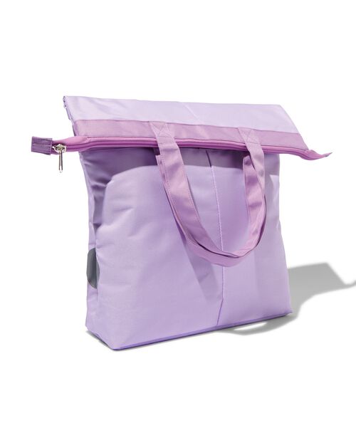 sacoche vélo simple 20L rPET lilas 51x34x12