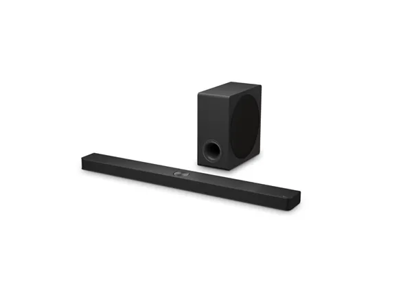 LG S90TY, 5.1.3 kanaler, 570 W, DTS Digital Surround, DTS-HD HR, DTS-HD Master Audio, DTS:X, Dolby Atmos, Dolby Digital, Dolby..., AI Sound Pro, Bass Blast, Bass Blast , Spil, Film, Musik, Sport, Standard, 350 W, 6 ohm (O)