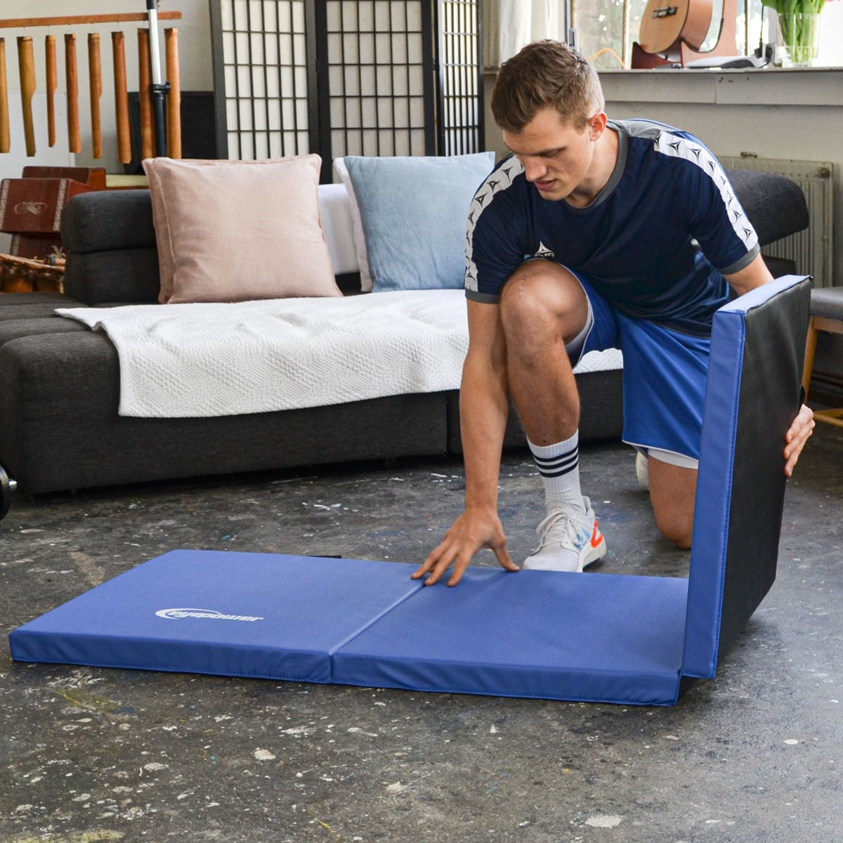 XL Gymnastikmatte 190x60x5cm - Faltbare Turnmatte
