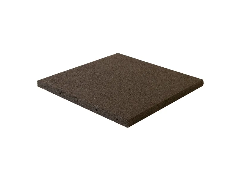 Gummiflise 50x50x3 cm sort NORDIC PLAY Active 7,5 m2 - 30 stk. (810-172)