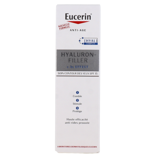 Soin contour des yeux Eucerin Hyaluron-Filler +3x Effect SPF15