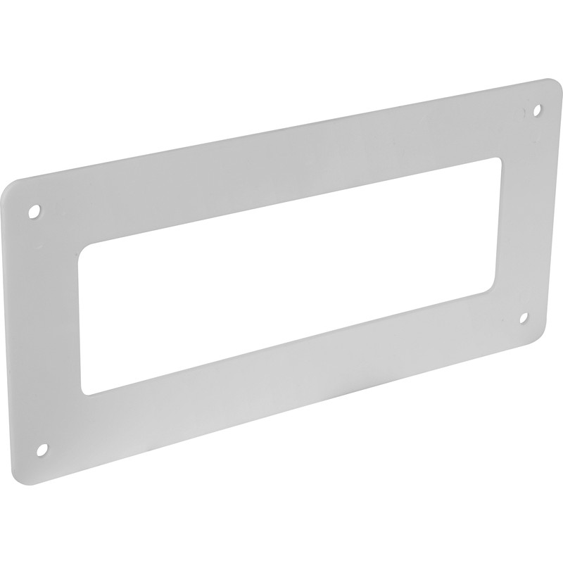 T125 muurplaat 204x60mm