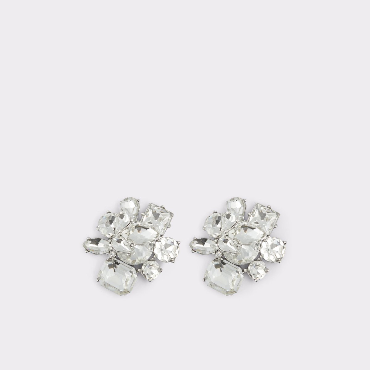 Sirassi Silver-Clear Multi Women Earrings
