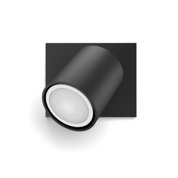 Philips Hue opbouwspot Runner zwart - warm tot koelwit licht 4.2W - 1 spot