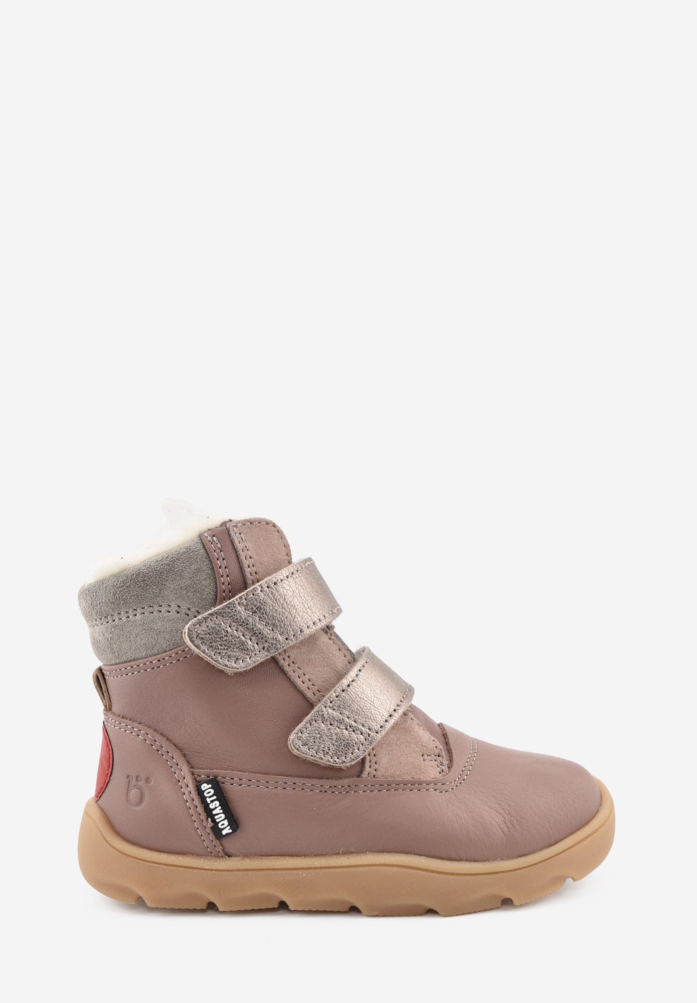 Nendaz Barefoot AQUA STOP Wollfutter Kleinkinder Hellrosa