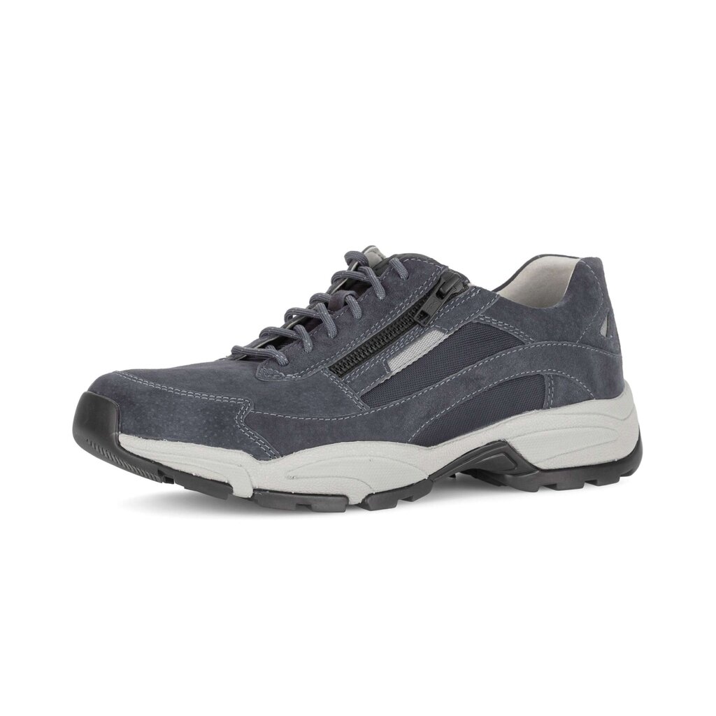 Lage sneaker blauw