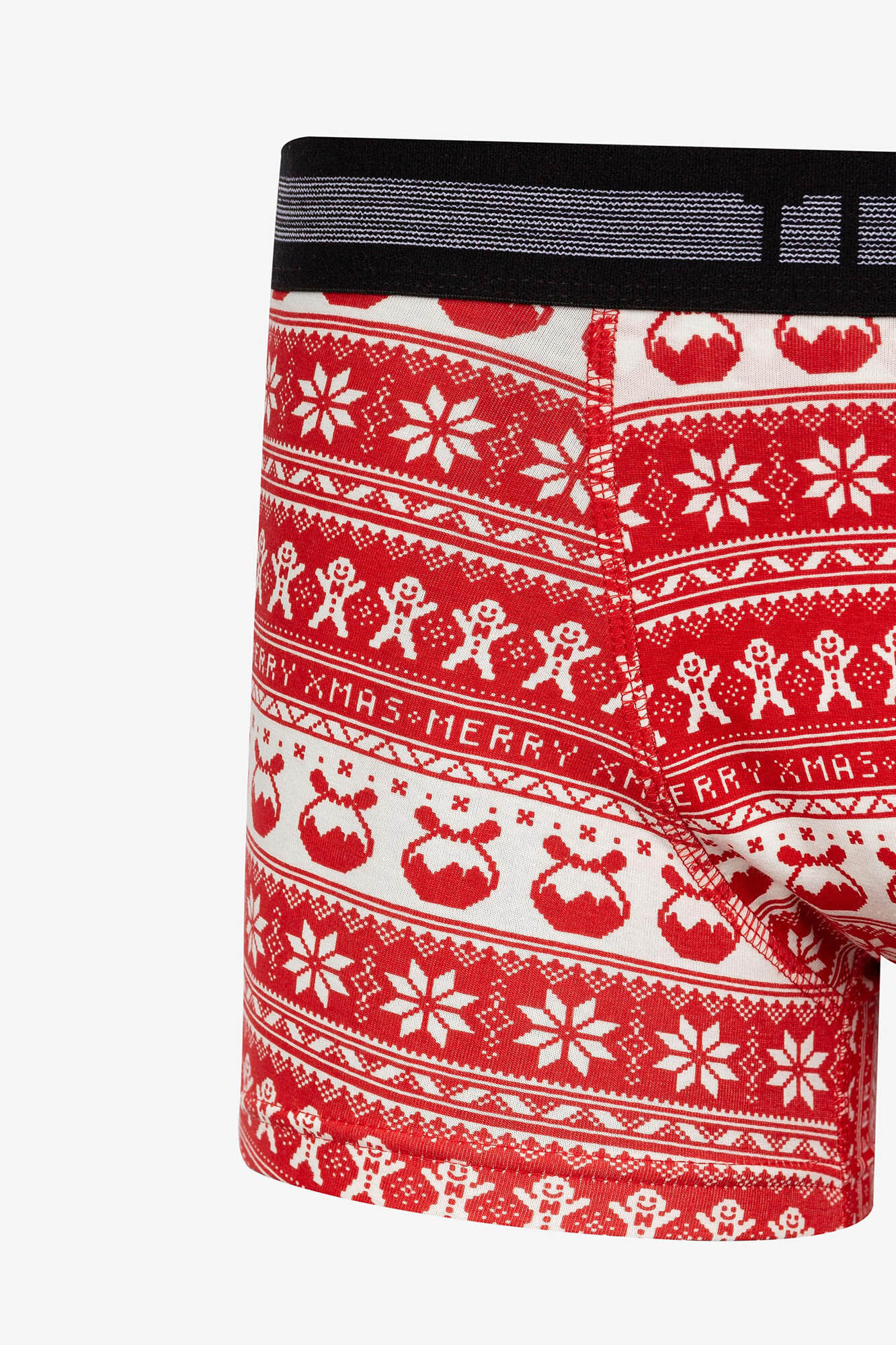 Cuecas boxer com estampa natalina