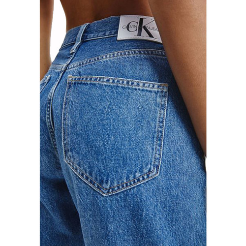 Calvin Klein Jeans - TEJANO HR STRAIGHT ANKLEMUJER Azul