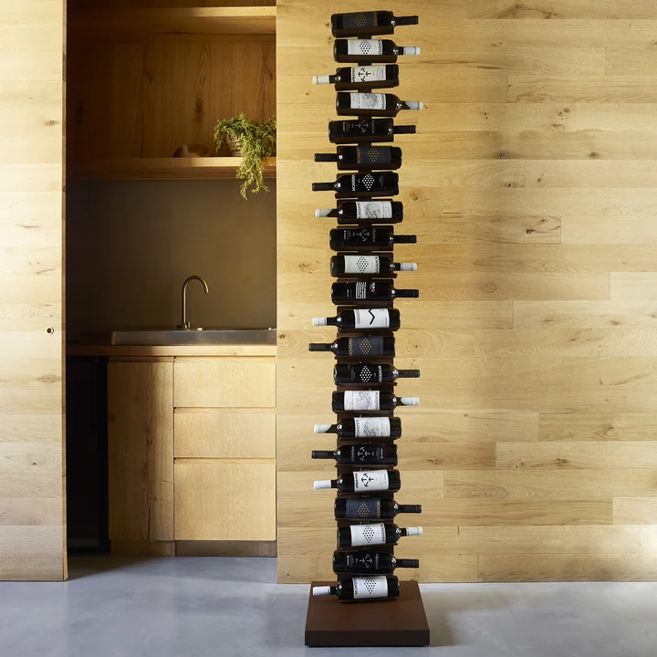 Opinion Ciatti - Ptolomeo Vino Standregal, H 155 cm, schwarz