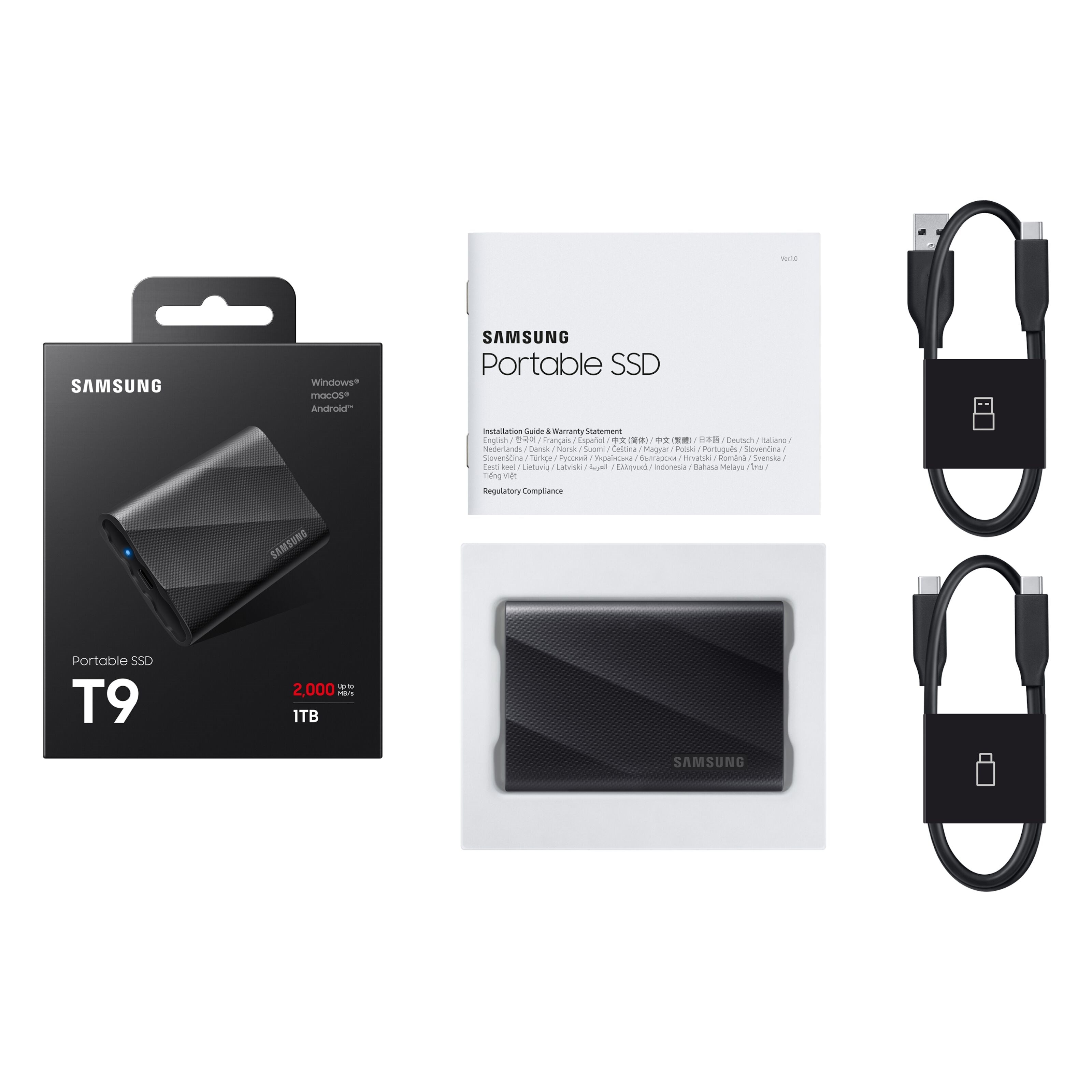 Samsung T9 Ekstern SSD-disk 1 TB