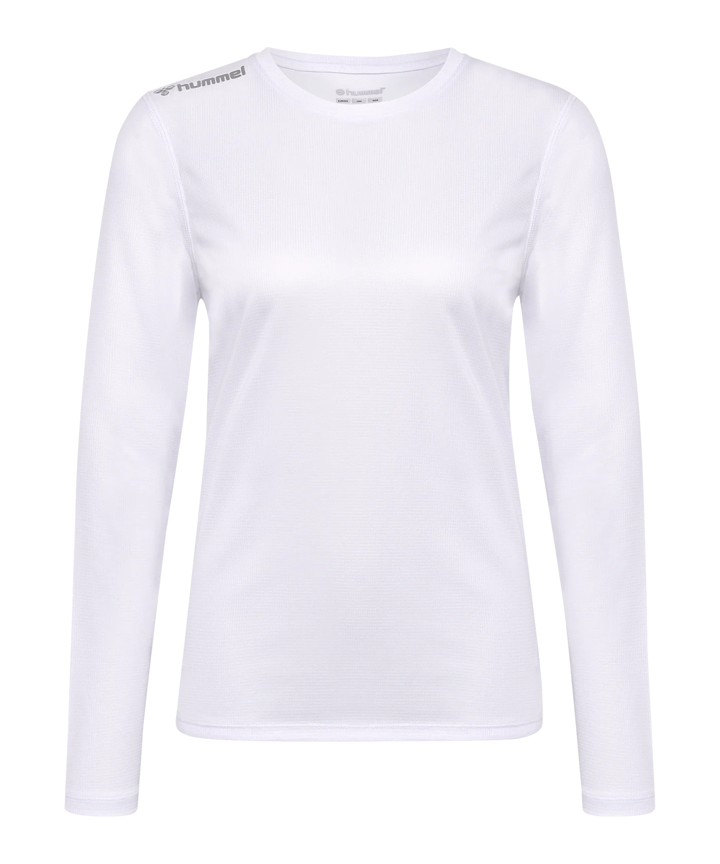 Hummel Run Trikot langarm Damen Weiss F9001