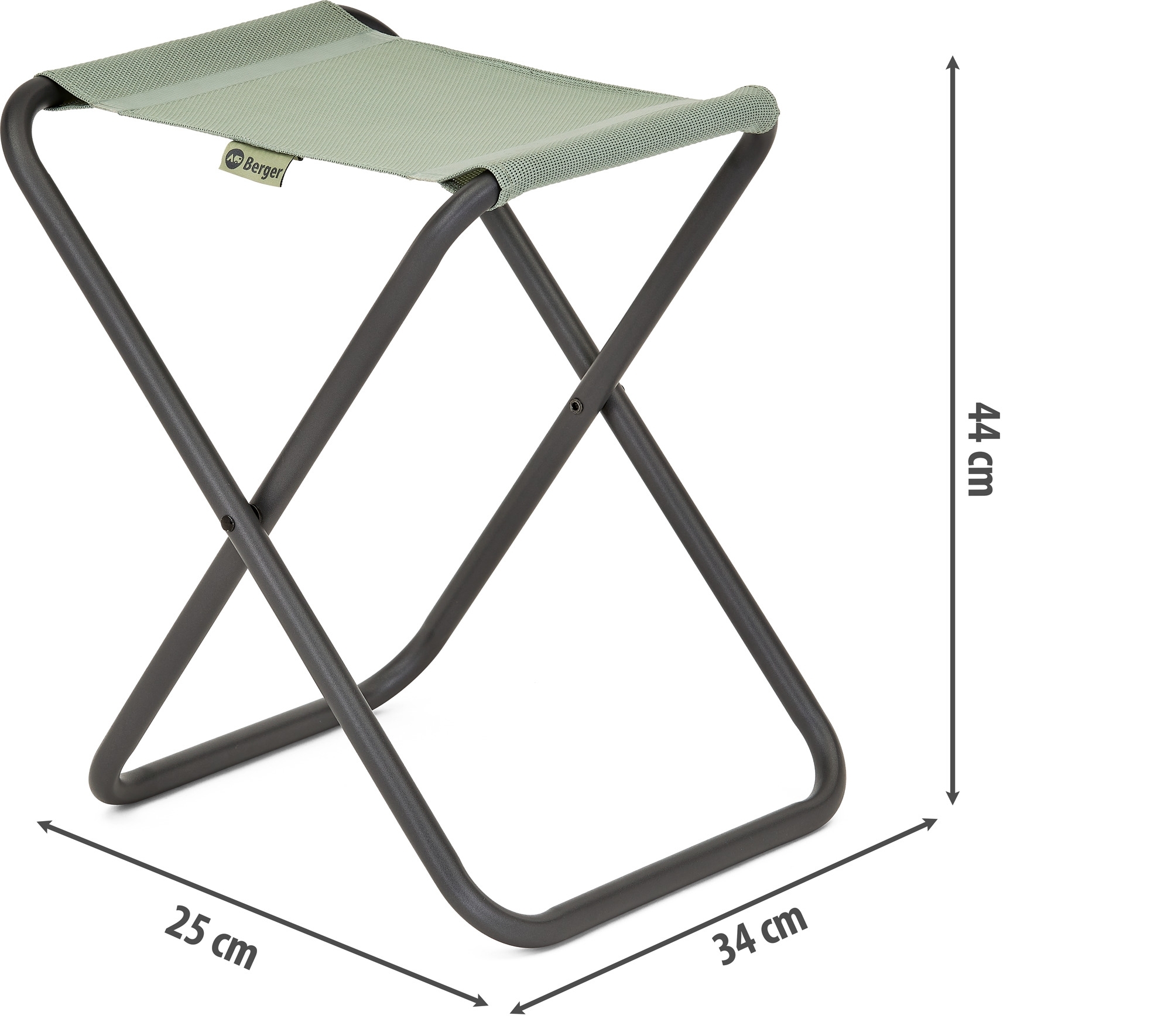 Berger Iseo Klapphocker grün