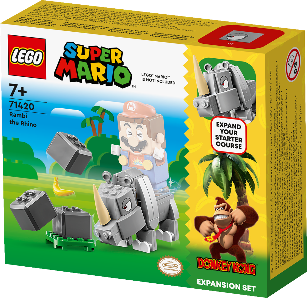 LEGO Super Mario - Næsehornet Rambi – udvidelsessæt (71420)