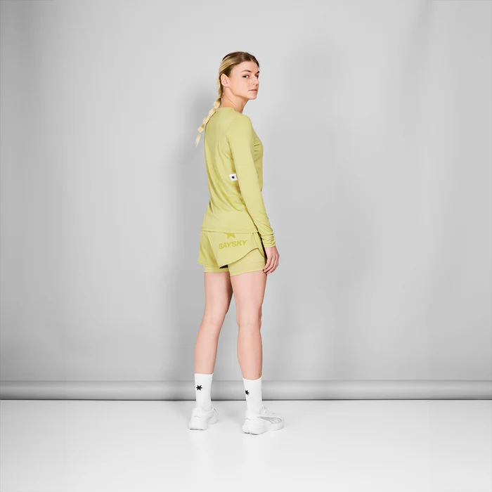 saysky logo pace ls dame green melange