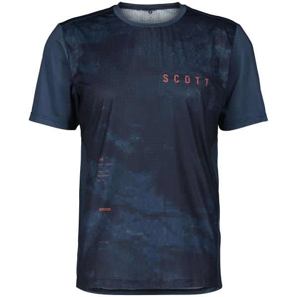 Maillot VTT SCOTT TEE M'S TRAIL VERTIC SS DARK BLUE/METAL BLUE