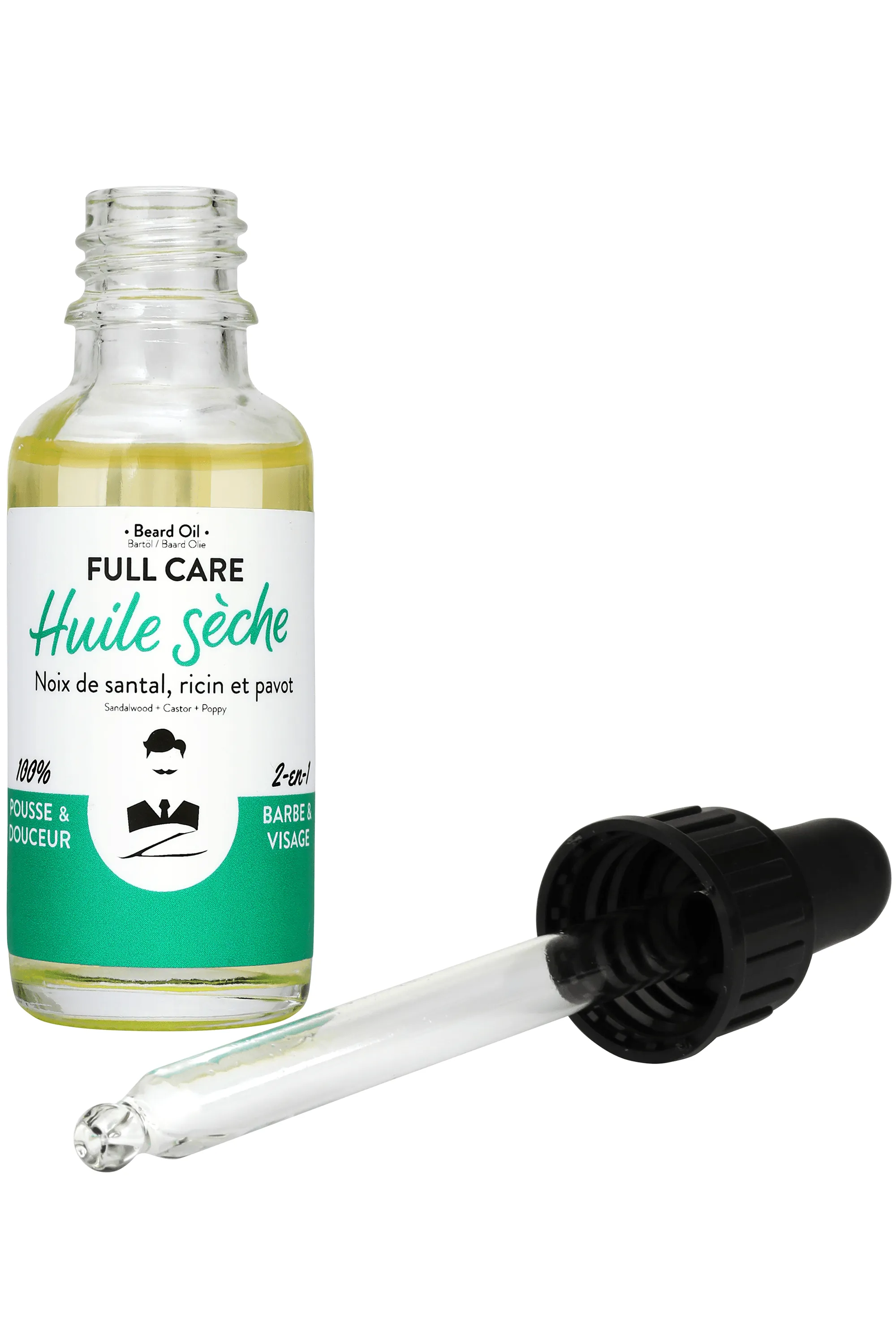 Monsieur Barbier Huile sèche pour barbe et cheveux Full Care-30 ml