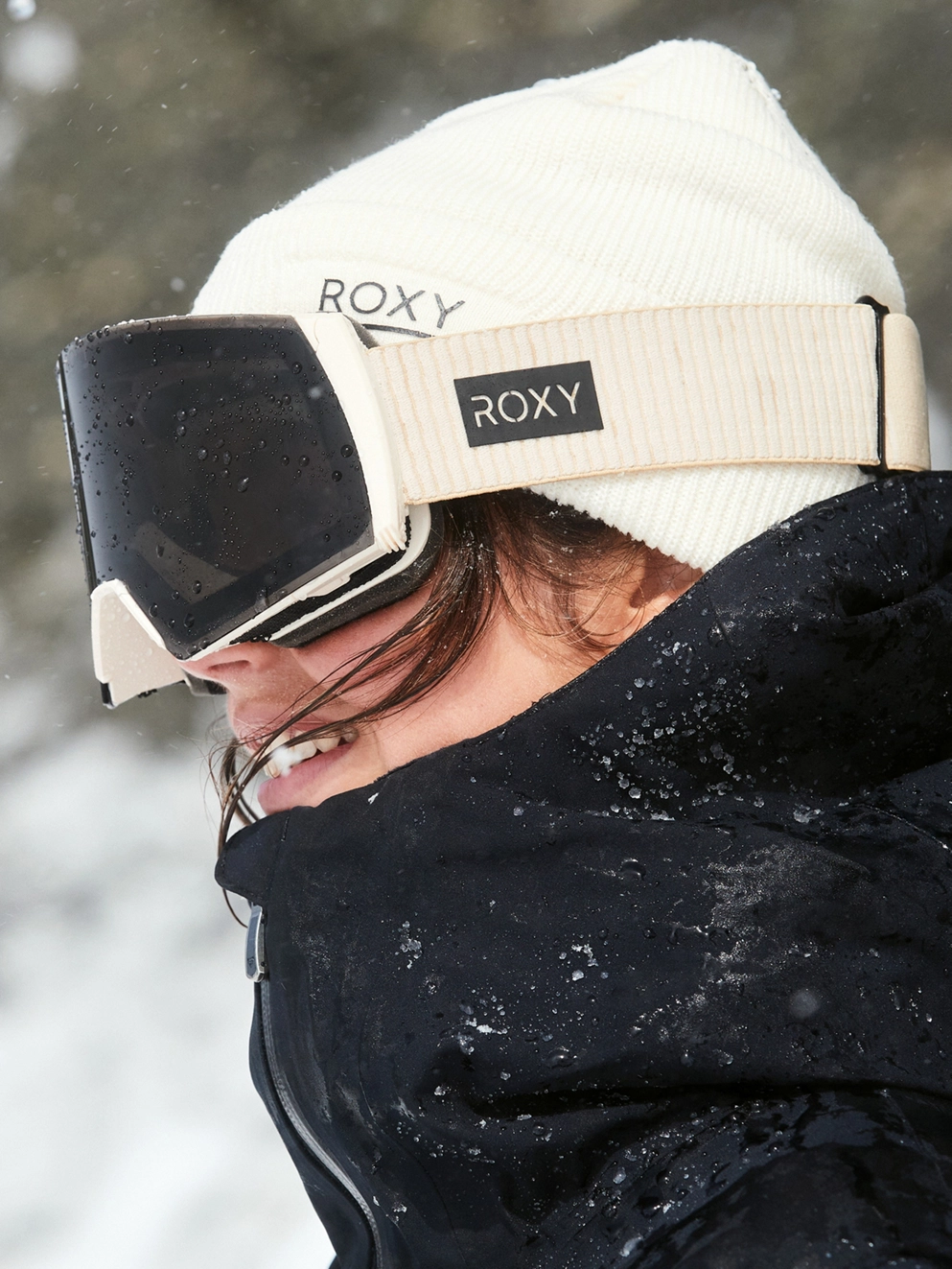 Roxy Wildlove Buttercream Goggle clux black s3